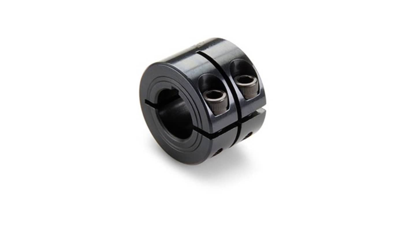 Ruland Shaft Collar, One Piece, Clamp, Bore 8mm, OD 18mm, W 19.6mm, Alloy Steel