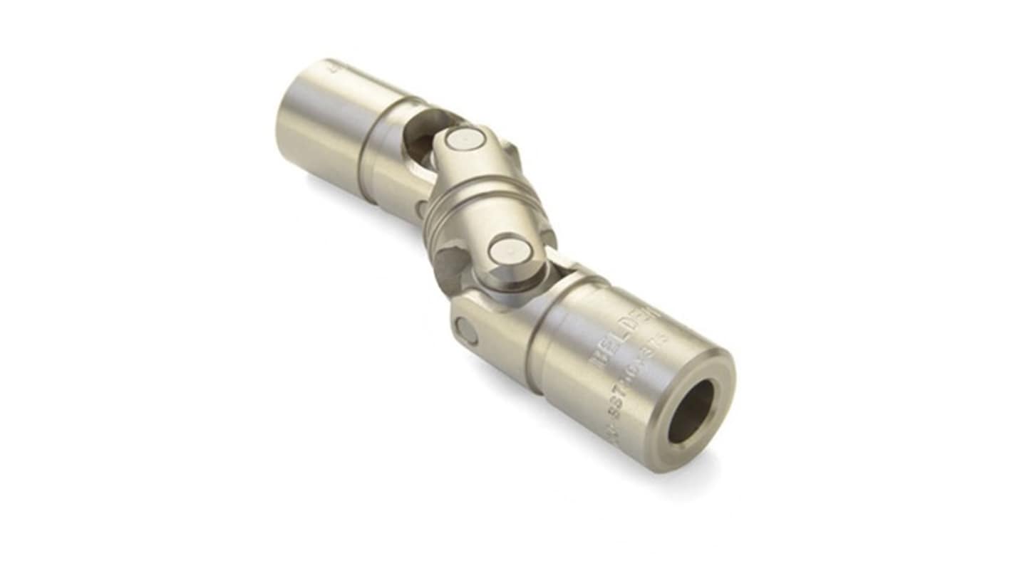 Ruland Universal Joint UD12-9MM-9MM-SS, Double, Universal, Bore 9mm, 96.9mm Length