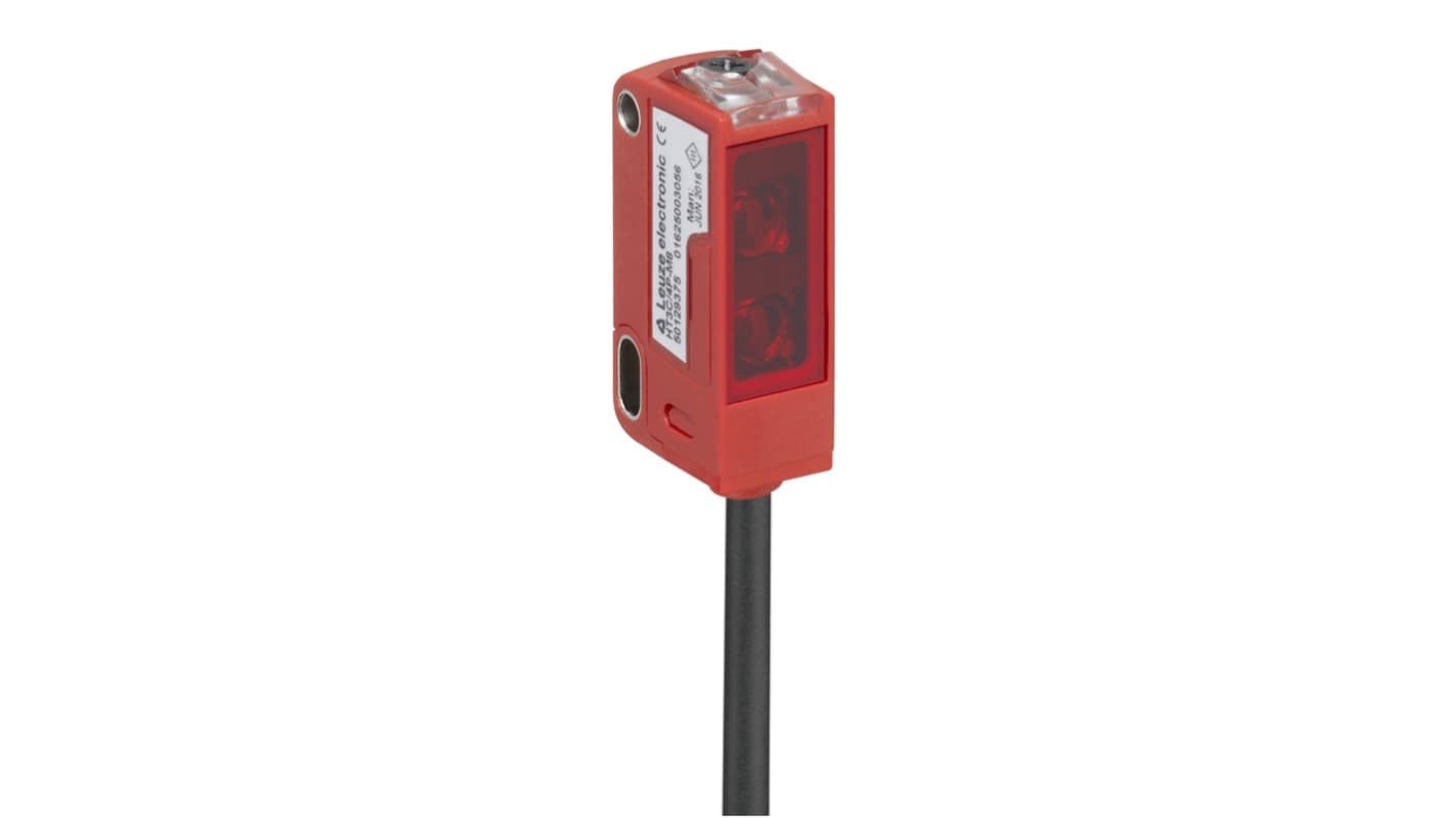 Leuze Diffuse Reflection Photoelectric Sensor, Rectangular Sensor, 0.005 → 0.45 m Detection Range