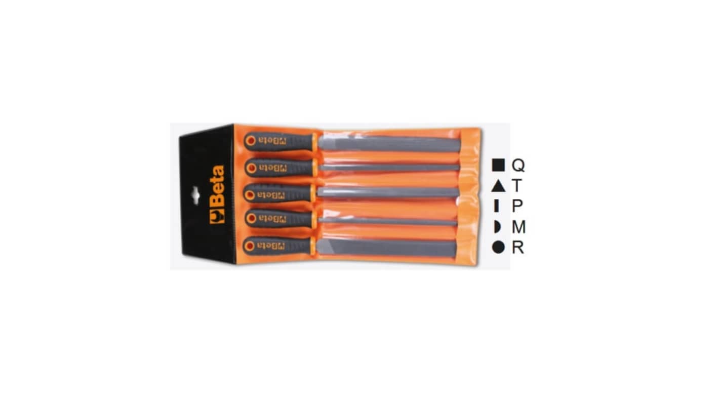 BETA 200mm, Rough, Cylindrical File Handle With Soft-Grip Handle