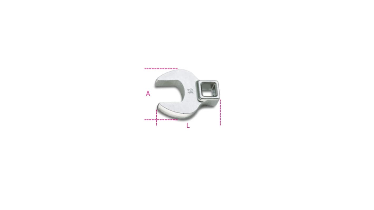 BETA 910CF Series Crow Foot Crowfoot Wrenches, 48 mm, 48 x 39.6mm Insert