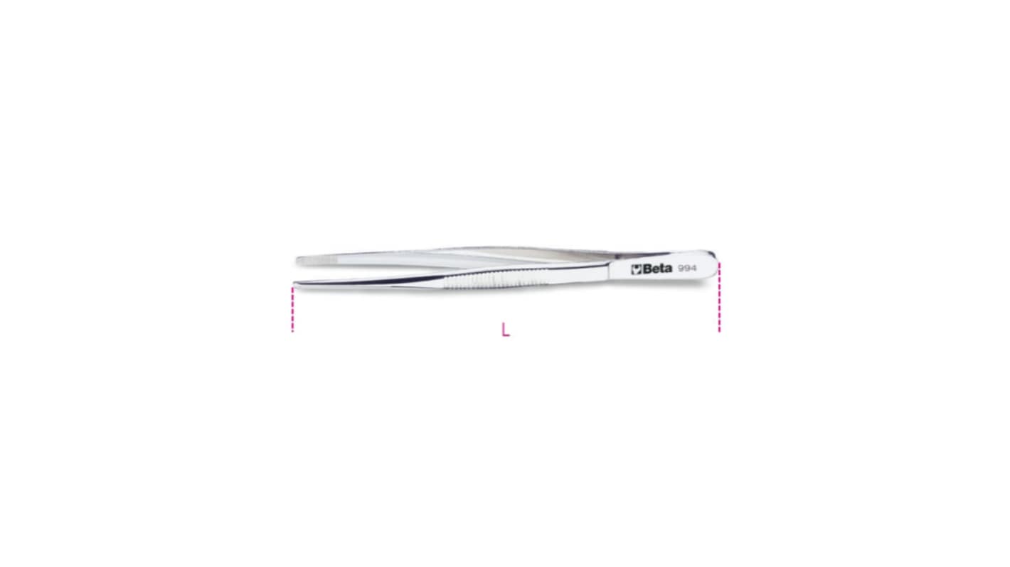 BETA 145 mm, Pointed, Straight, Tweezer