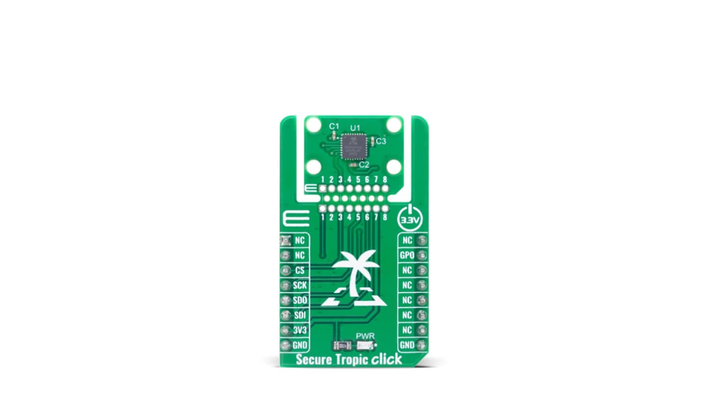 MikroElektronika センサアドオンボード Secure Tropic Clickアドオンボード Cryptographic Coprocessor and Secure Storage IC MIKROE-6559