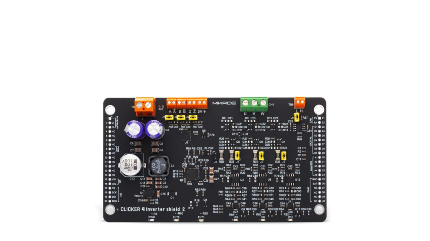MikroElektronika Clicker 4 Inverter Shield 2 附加板, 传感器附加板, ClickID芯片, 用于工业