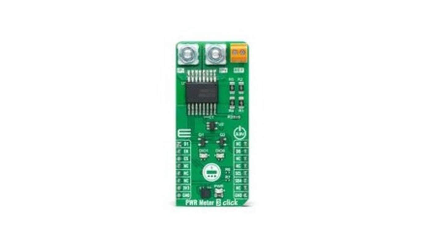 MikroElektronika PWR Meter 3 Click - 60A Sensor Add-On Board Add On Board for Power Mnitoring Device Industrial
