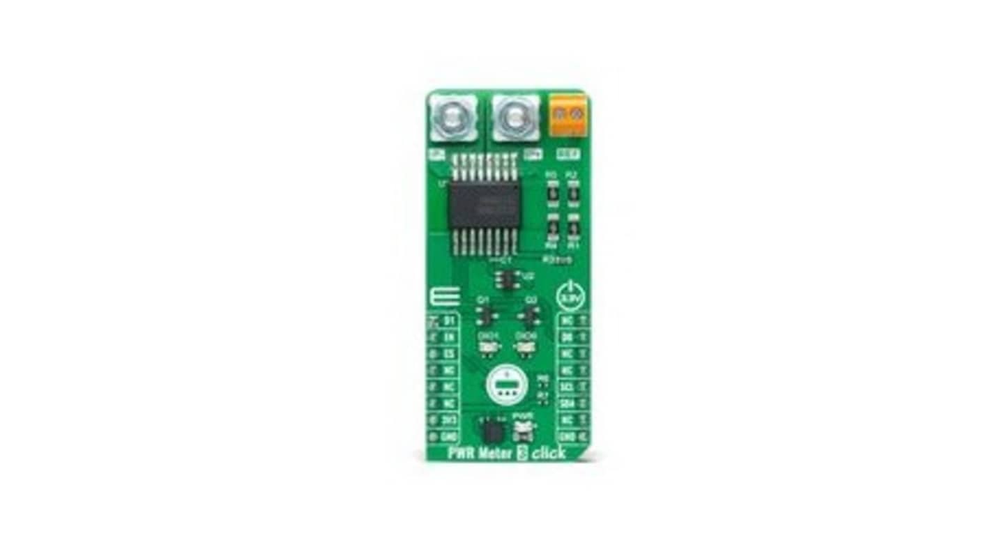 MikroElektronika PWR Meter 3 Click - 15A Sensor Add-On Board Add On Board for Power Mnitoring Device Industrial