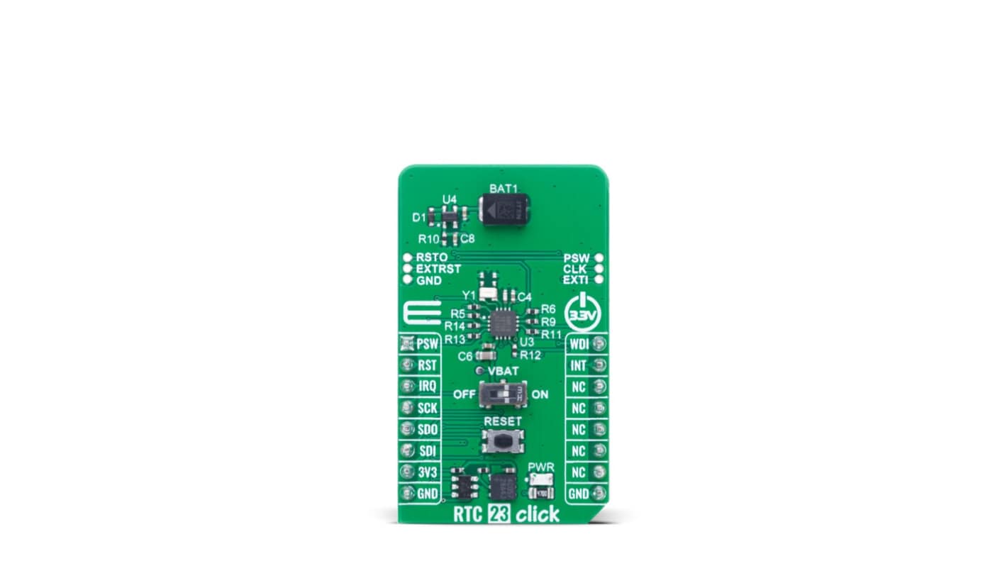 MikroElektronika センサアドオンボード RTC 23 Clickアドオンボード Clock IC MIKROE-6281