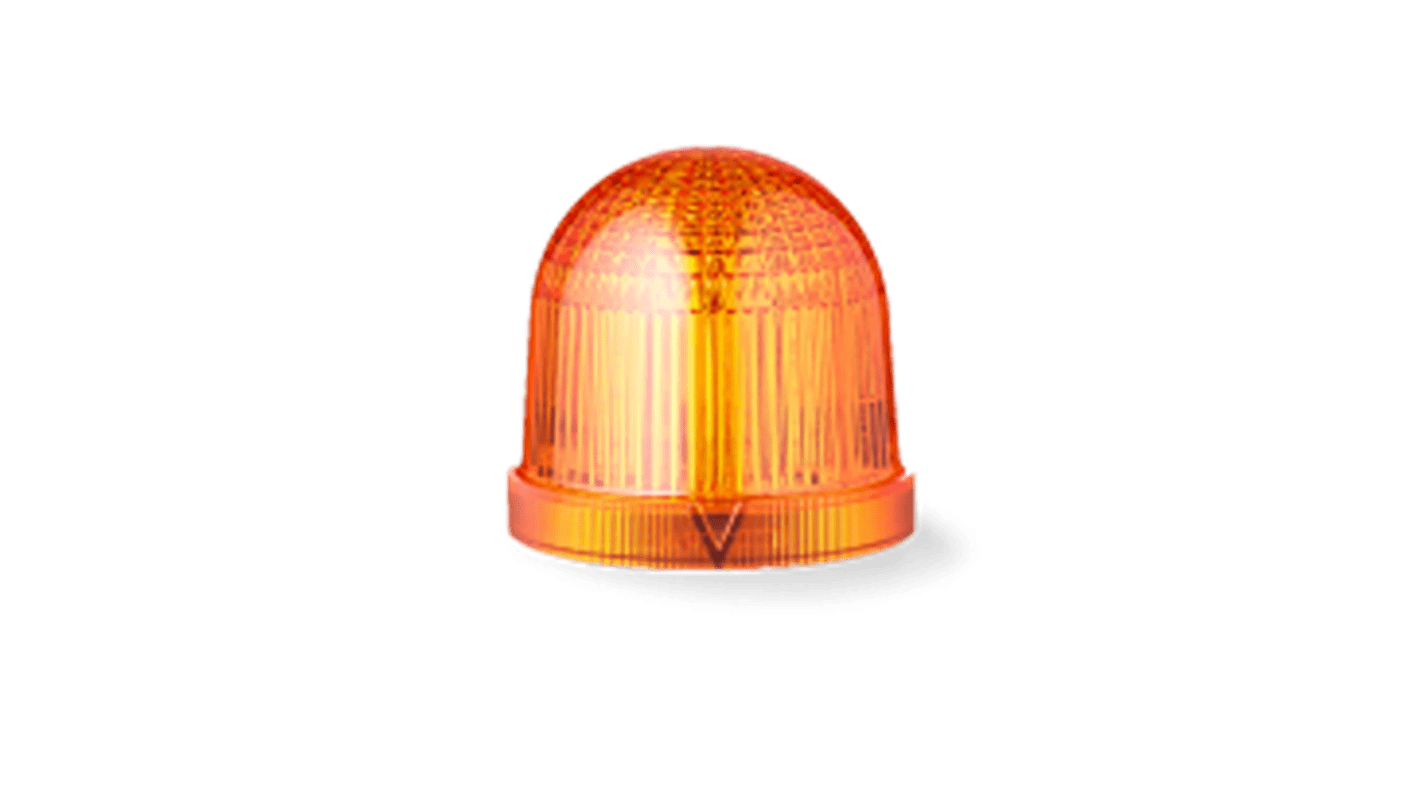 AUER Signal T Series Series Orange Multiple Effect Beacon, 230 → 240 V, Tube Mounted, LED Bulb, IP66