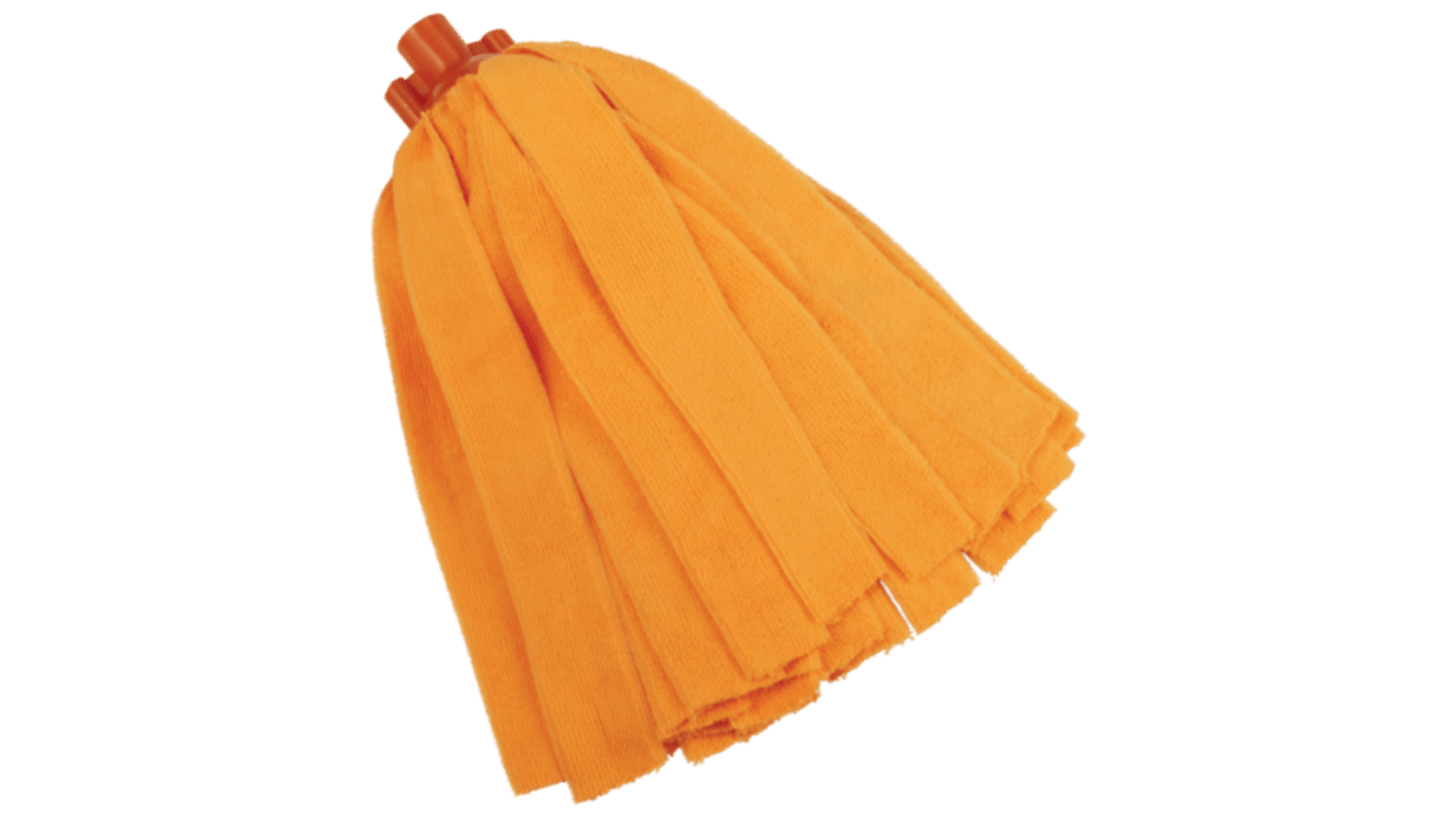 Vikan 350mm Orange Microfibre Mop Head