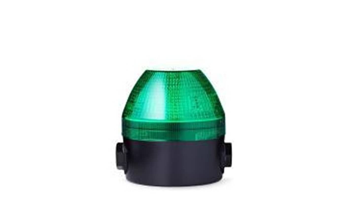 AUER Signal N Series Series Green Multiple Effect Beacon, 110 → 240 V, Tube Mounted, LED Bulb, IP65, IP67