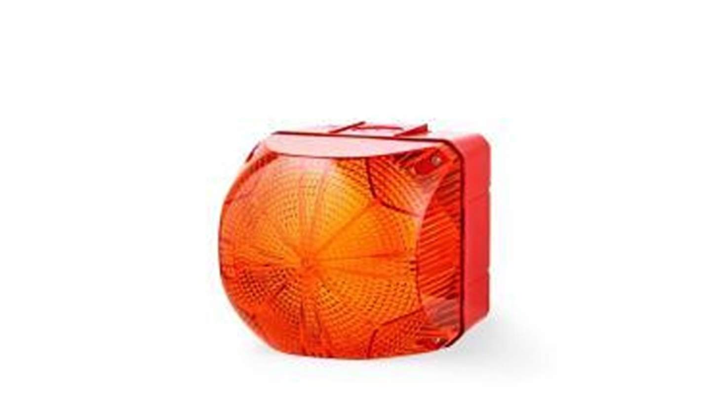 AUER Signal Q Series Series Orange Multiple Effect Beacon, 110 → 240 V, Tube Mounted, LED Bulb, IP66