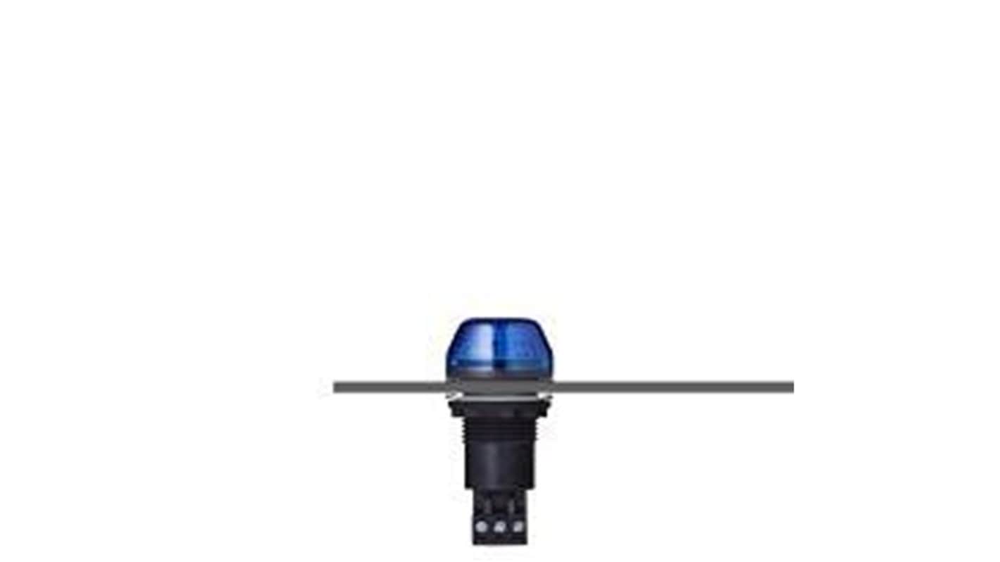 AUER Signal 蓝色闪光LED警示灯, 12 V, 面板安装, IP65