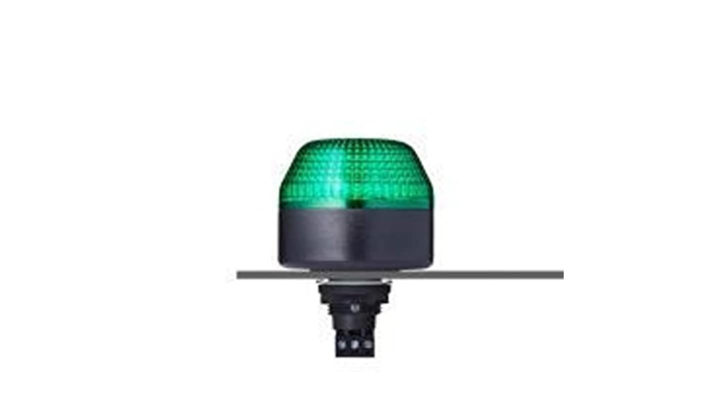 AUER Signal M22 Series Series Green Multiple Effect Beacon, 12 V, Panel Mounted, LED Bulb, IP65