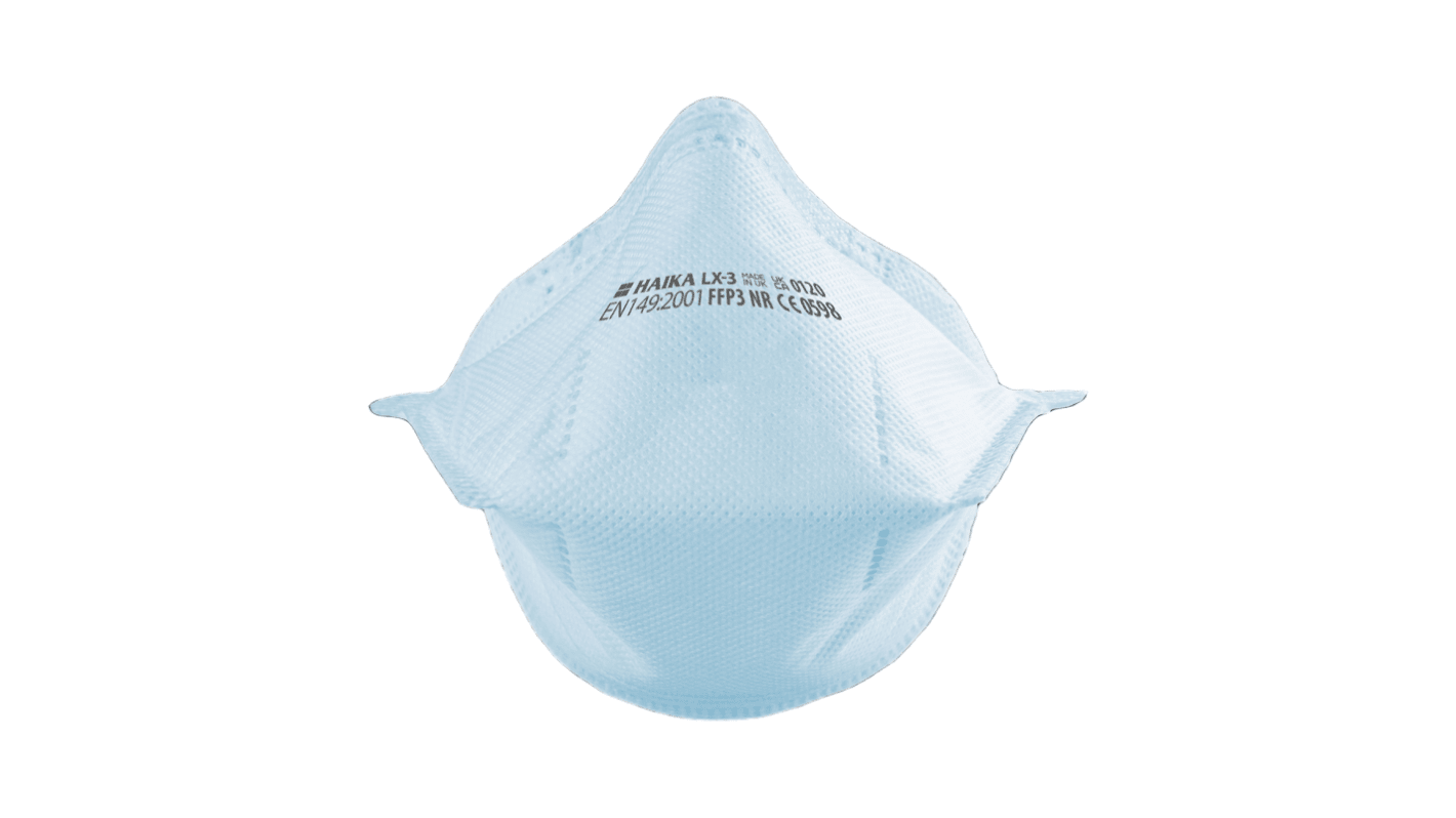 Skytec HAK Series Disposable Respirator for General Purpose Protection, FFP3, Non-Valved, Fold Flat 480Each per Package