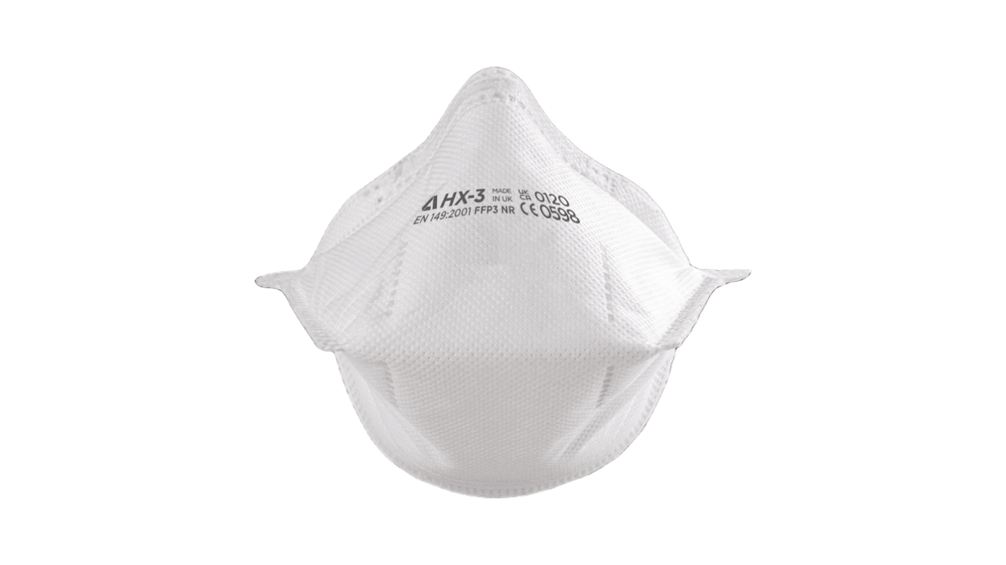 Skytec ASRHX Series Disposable Respirator for General Purpose Protection, FFP3, Non-Valved, Fold Flat 20Each per Package