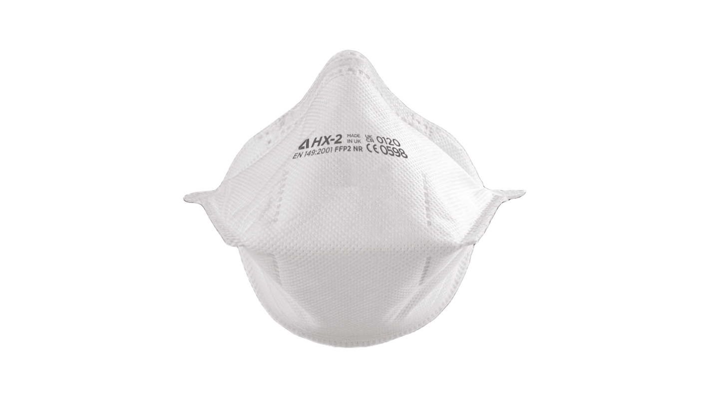 Skytec ASRHX Series Disposable Respirator for General Purpose Protection, FFP2, Non-Valved, Fold Flat 20Each per Package