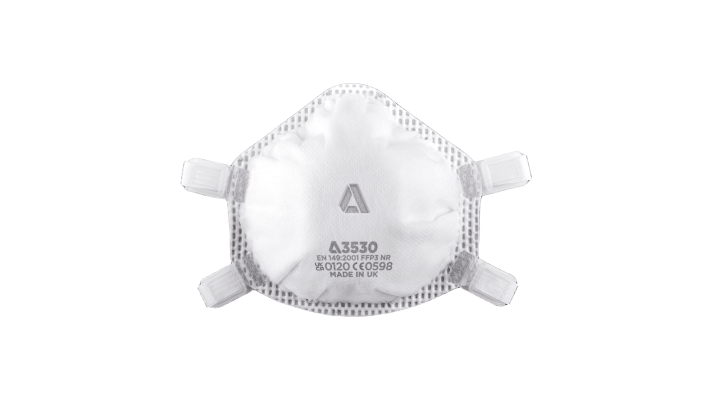 Skytec ASR35 Series Disposable Respirator for General Purpose Protection, FFP3, Non-Valved, Fold Flat 20Each per Package
