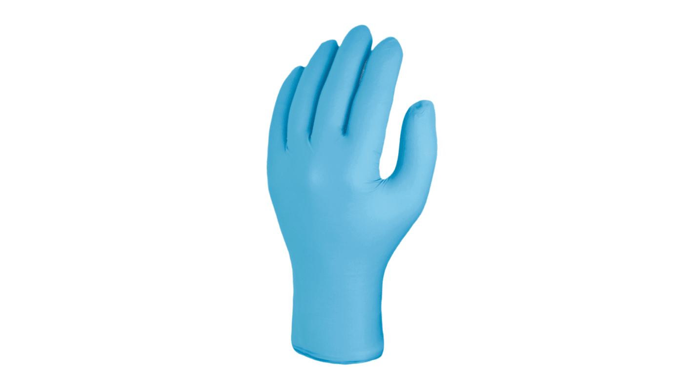 Skytec SKYUTAH Blue Powder-Free Nitrile Disposable Gloves, Size XXL, 10 per Pack