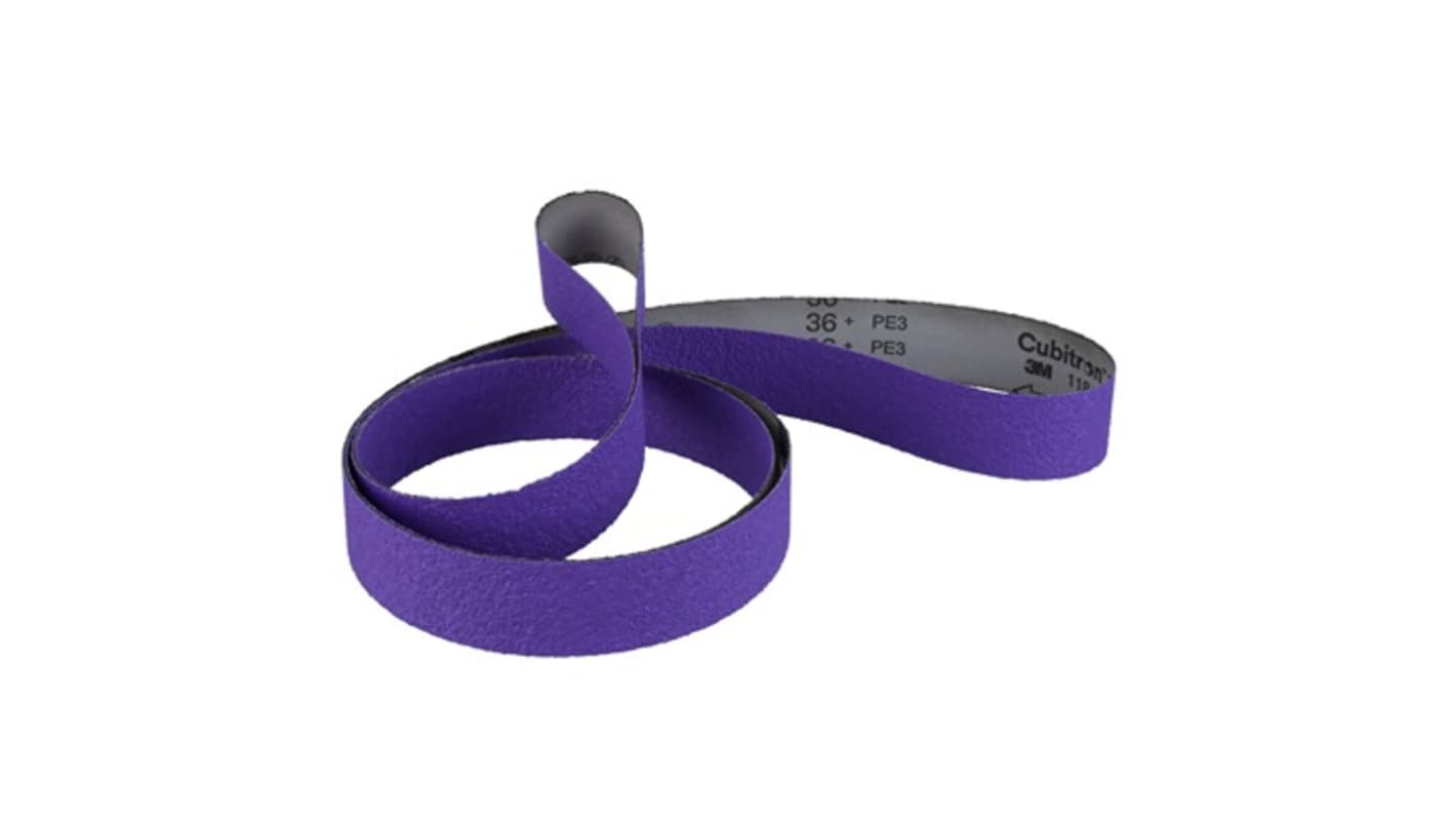 3M 1184F Sanding Belt, 3000mm 75mm, 36+ Grade