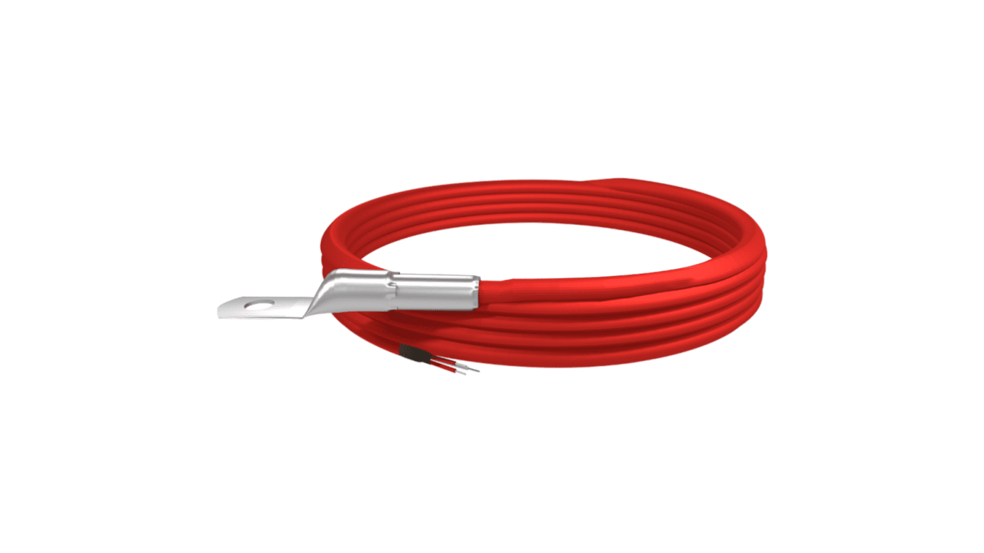 Emko PT1000 Temperature Sensor, 9.4mm Dia, 26mm Long, +200°C Max