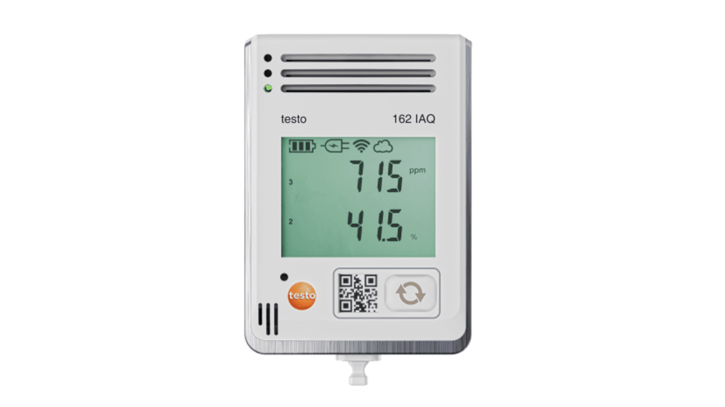 Testo TESTO 162 IAQ Temperature & Humidity Data Logger Data Logger, Wi-Fi, 1 Input Channel(s)