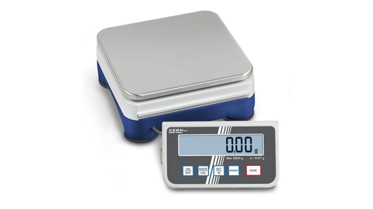 Kern PCD 3000-2 Compact Balance Weighing Scale, 3.5 Weight Capacity