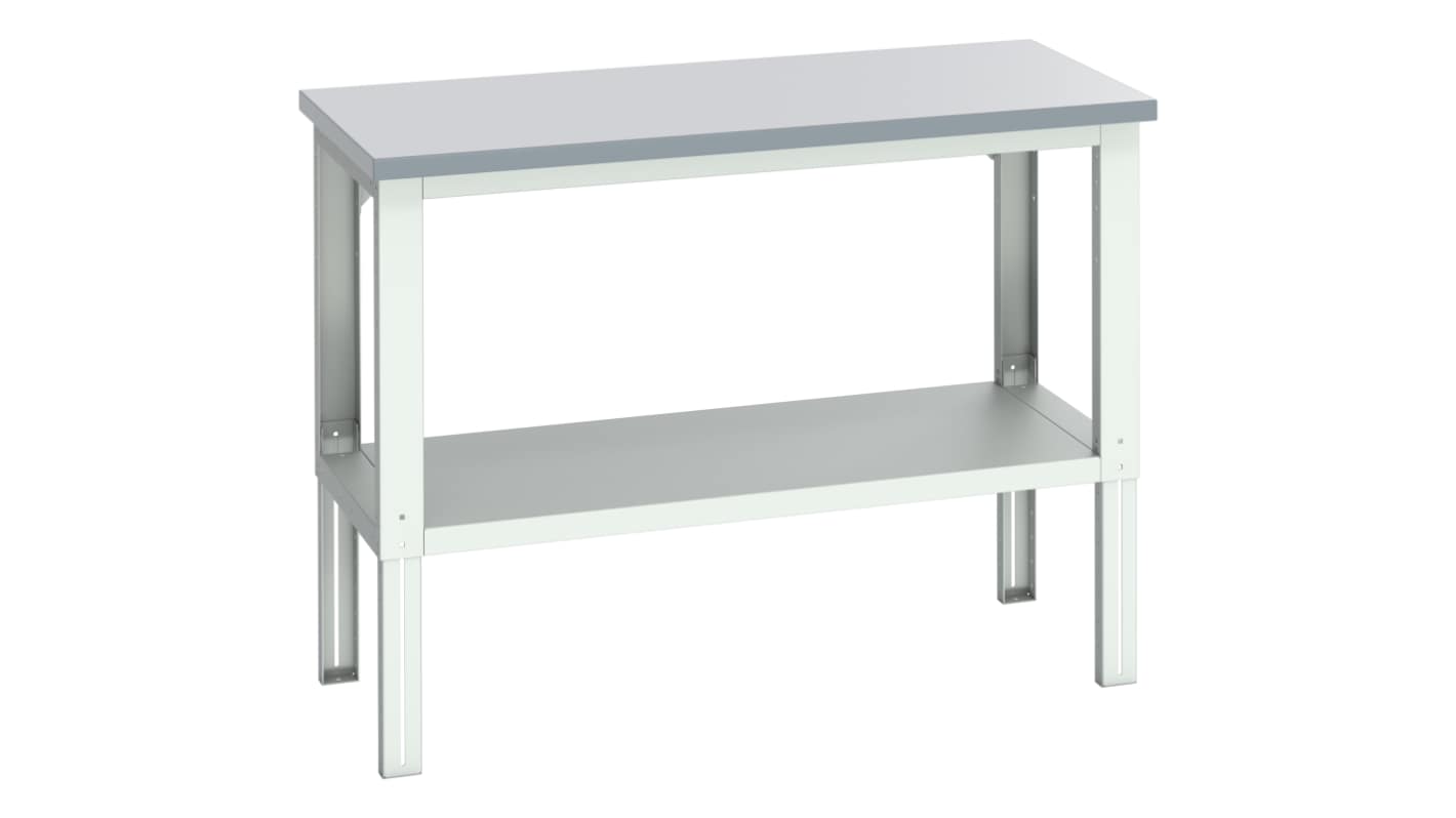 Bott 41003677.16V Sheet Steel Workbench, 450kg Max Load, Adjustable Height, 742 → 1140mm x 750mm x 1500mm