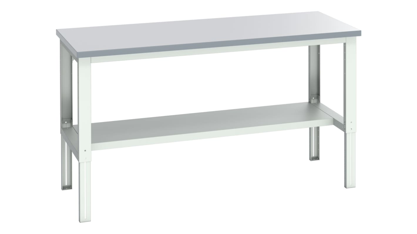 Bott 41004186.16V Sheet Steel Workbench, 350kg Max Load, Adjustable Height, 740 → 1140mm x 900mm x 2000mm