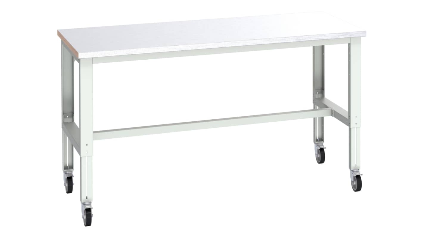 Bott 41004207.16V Portable Sheet Steel Workbench, 300kg Max Load, Adjustable Height, 840 → 1140mm x 900mm x