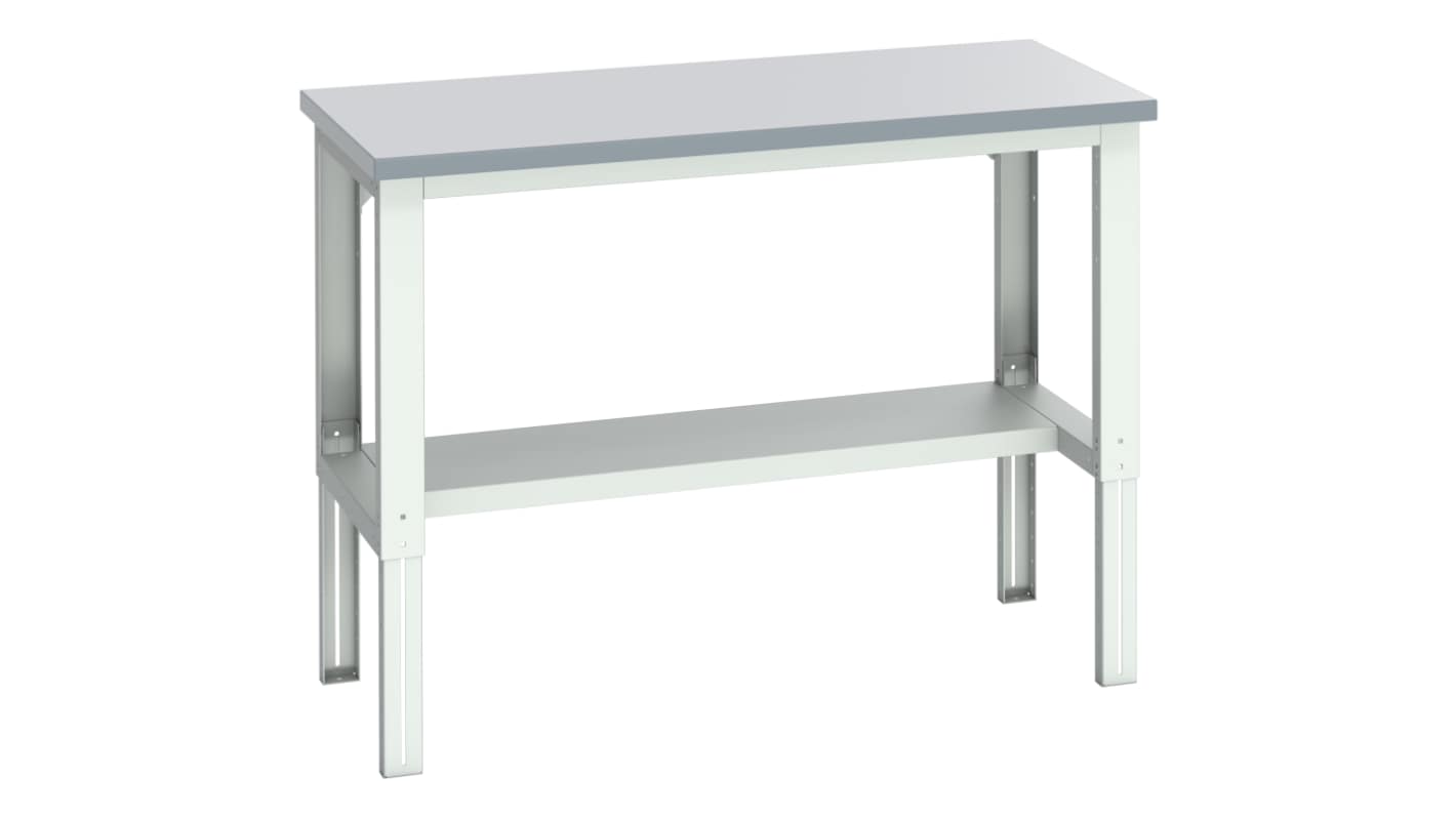 Bott 41003658.16V Sheet Steel Workbench, 450kg Max Load, Adjustable Height, 740 → 1140mm x 750mm x 1500mm