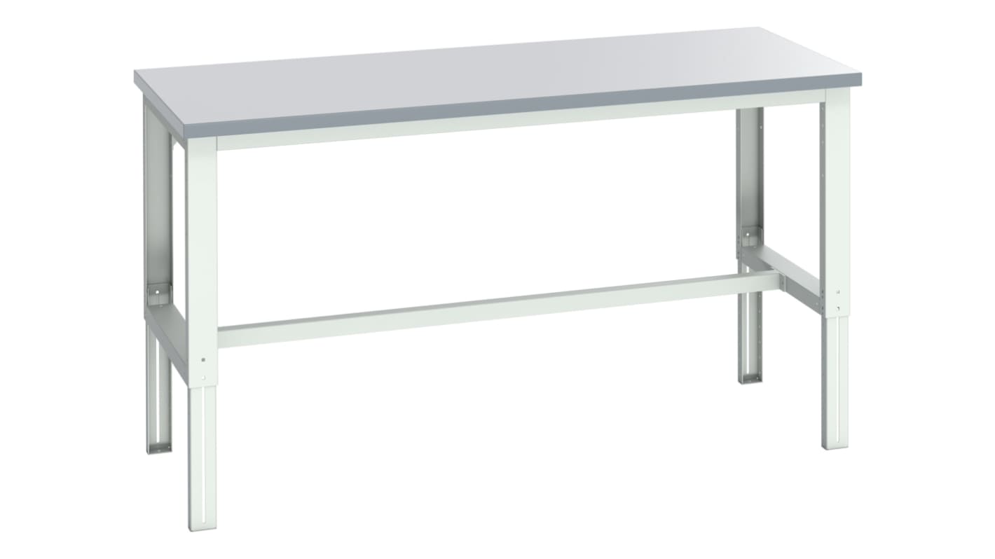 Bott 41004170.16V Sheet Steel Workbench, 350kg Max Load, Adjustable Height, 740 → 1140mm x 900mm x 1500mm