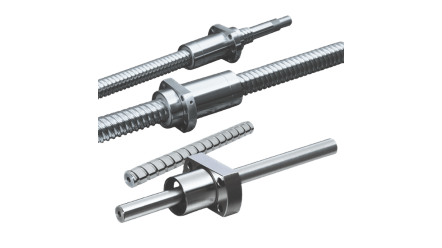 NSK 25mm Ball Screw Assembly, 25mm Shaft Diam. , 2000mm Shaft Length