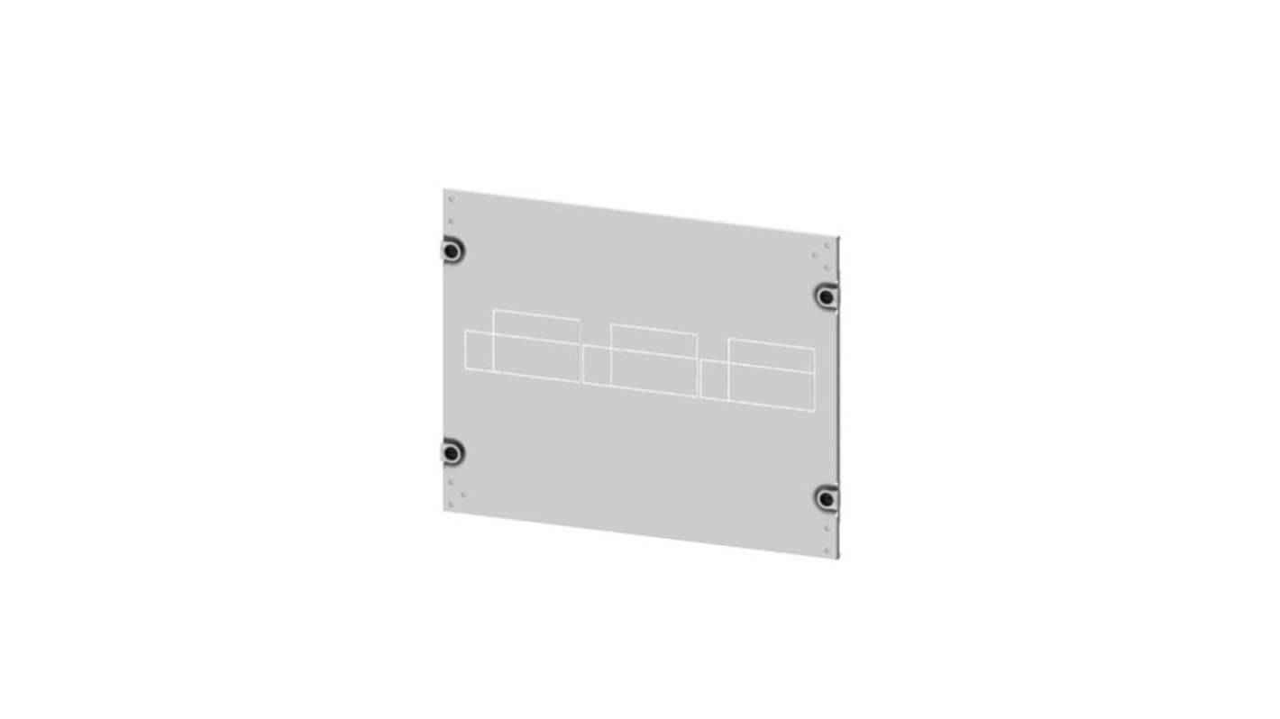 Siemens 8PQ2040 Series Sheet Steel Cover, 400mm H, 600mm W, 10mm L for Use with Cabinet