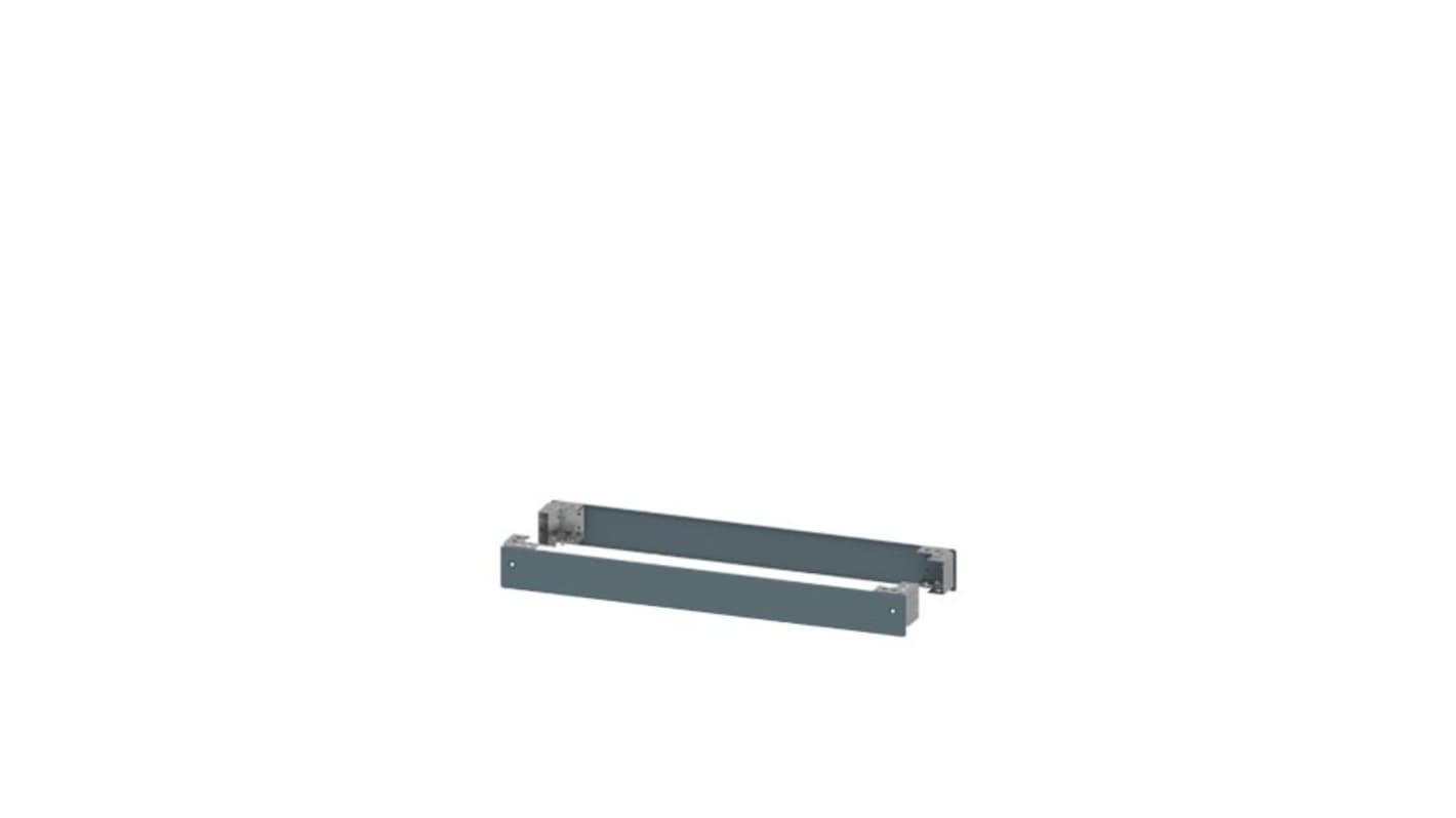 Siemens 8PQ1012 Series RAL 5020 Sheet Steel Base Plate, 100mm H, 1.2m W for Use with Standard Frame