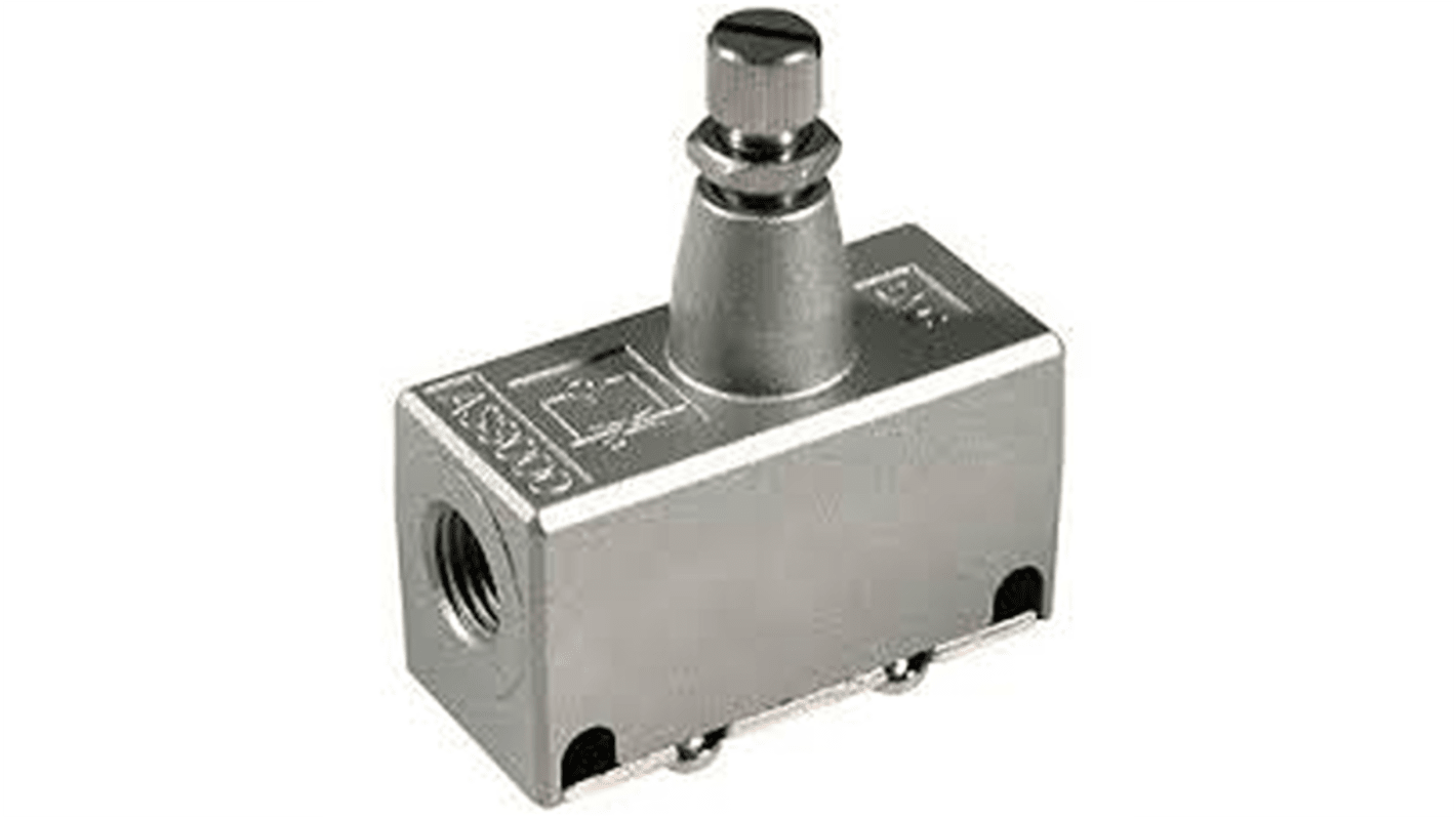 SMC AS Series Threaded Fitting, G 1/4 Inlet Port, AS3000-F02-XG
