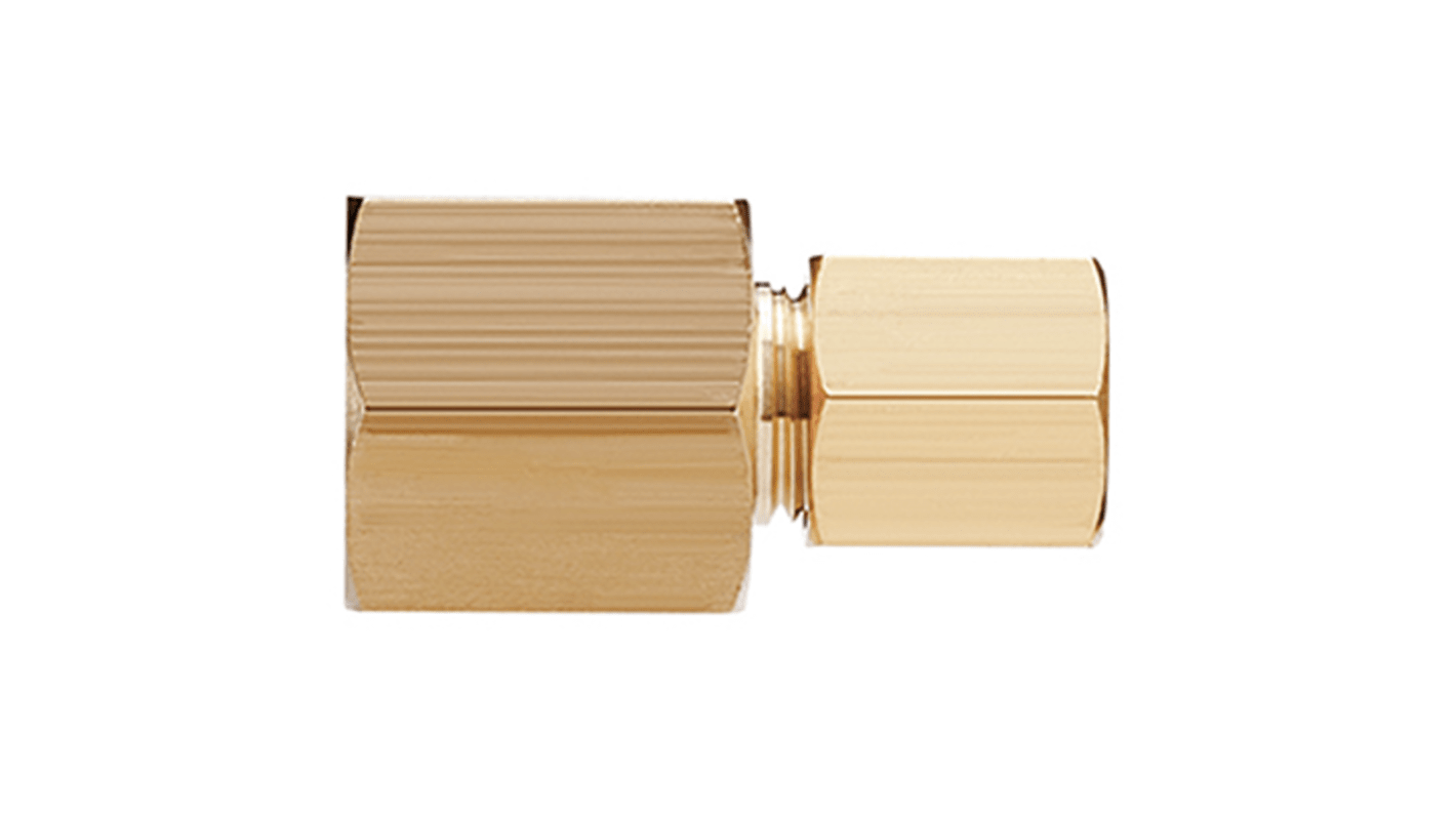 SMC DL Series Elbow Fitting, Tube 6/4 to G 1/4, Threaded-to-Tube Connection Style, DL10-02S