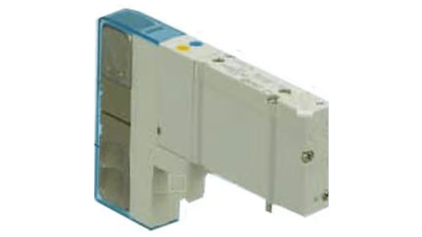 SMC SY3000 series 1 station One-touch Fitting 8 mm Manifold Base for use with Valve, SY30M-1-11AS1-C8-NA