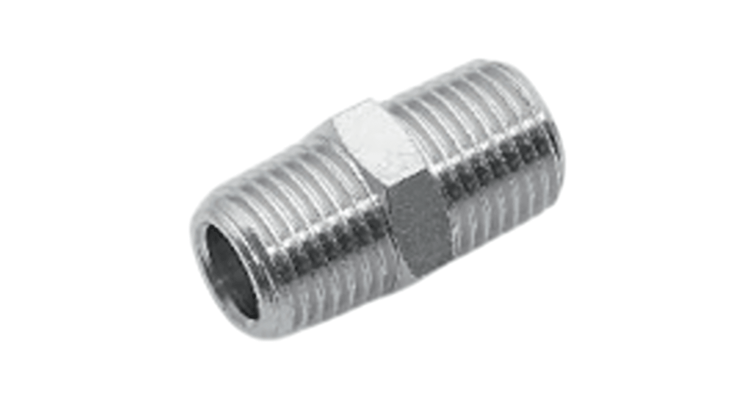 SMC FHM Series Elbow Fitting, R 1/4 to R 1/4, Threaded-to-Tube Connection Style, FHM02-02