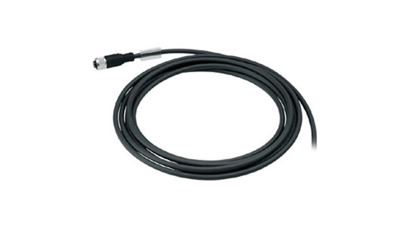 SMC Right Angle M12 to Right Angle Sensor Actuator Cable, 300mm