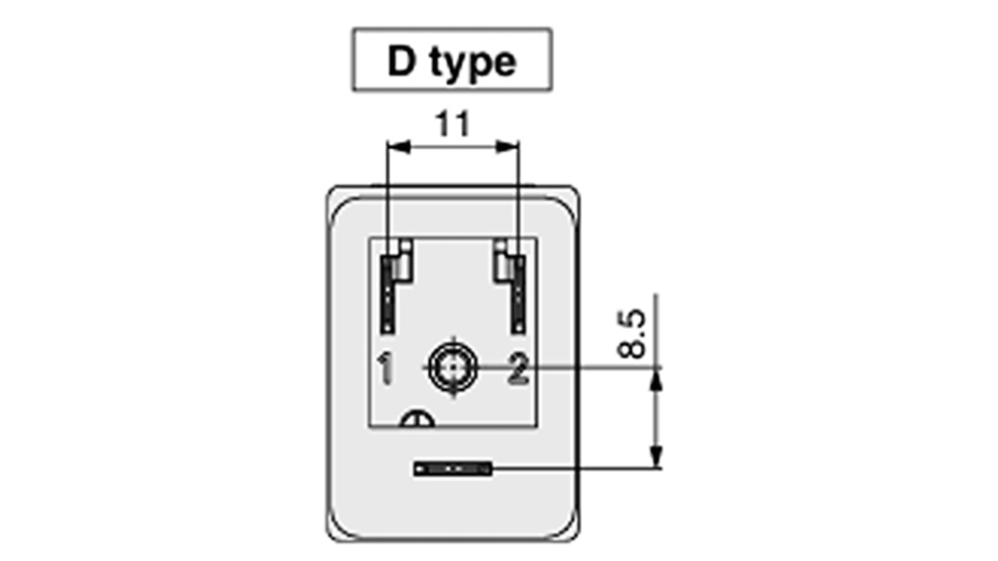 SMC V200 DIN Connector, V200-61-1