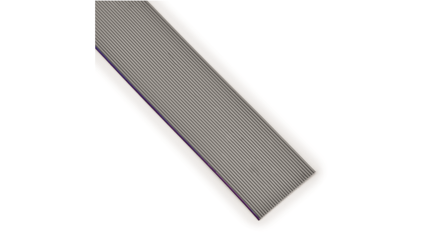3M HF625 Series Flat Ribbon Cable, 10-Way, 1mm Pitch, Unterminated to Unterminated