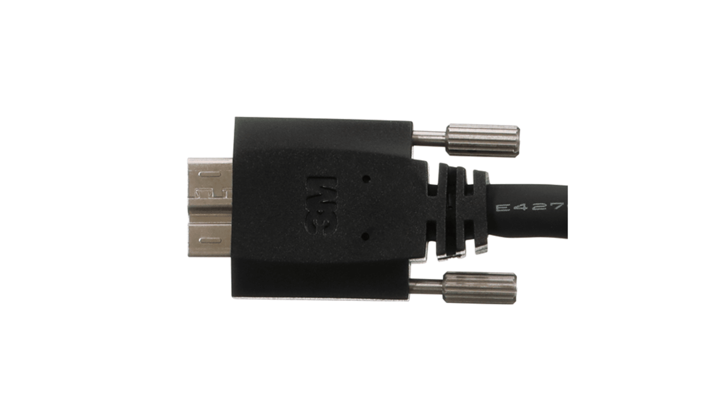 3M USB 3.0, Male Micro USB B to Male USB A, 5Gbps, 10m