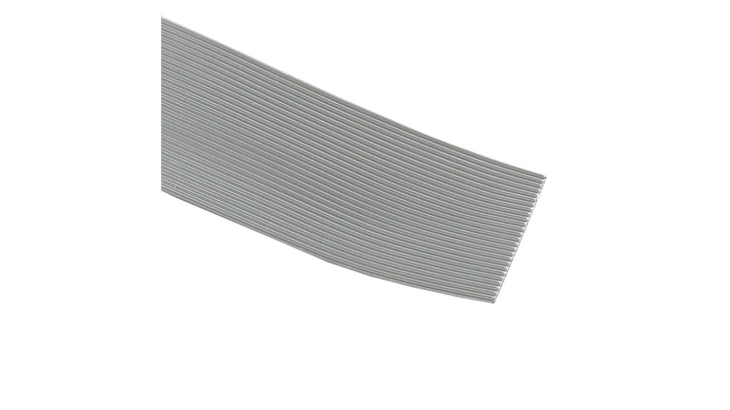3M 3355 Series Flat Ribbon Cable, 10-Way, 0.64mm Pitch, Unterminated to Unterminated