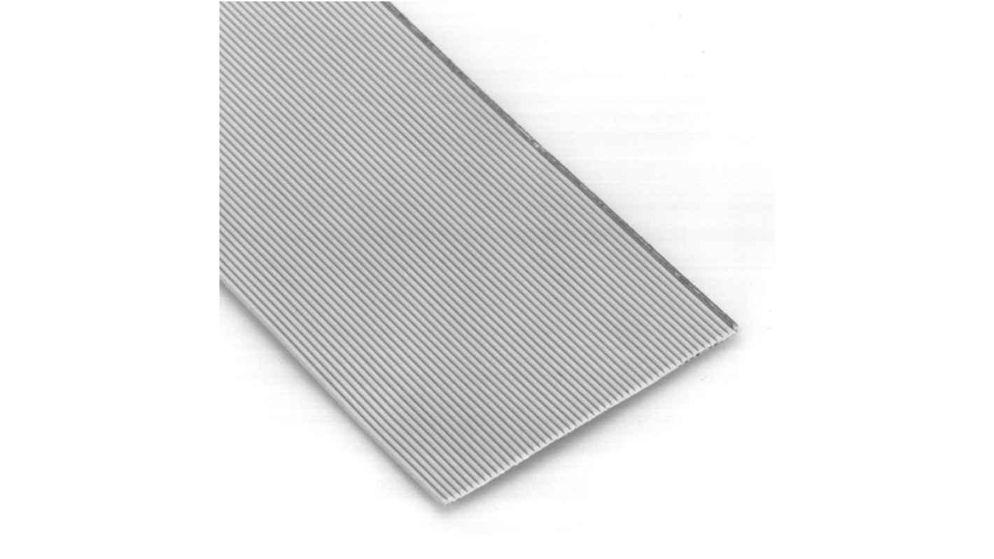 3M 3756 Series Flat Ribbon Cable, 20-Way, 0.64mm Pitch, Unterminated to Unterminated