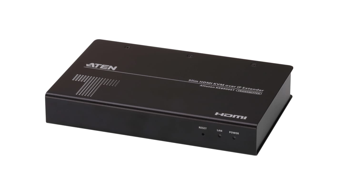 Aten 4 Port Quad Monitor USB HDMI KVM Switch, 3.5 mm Jack 1920 x 1200 Maximum Resolution