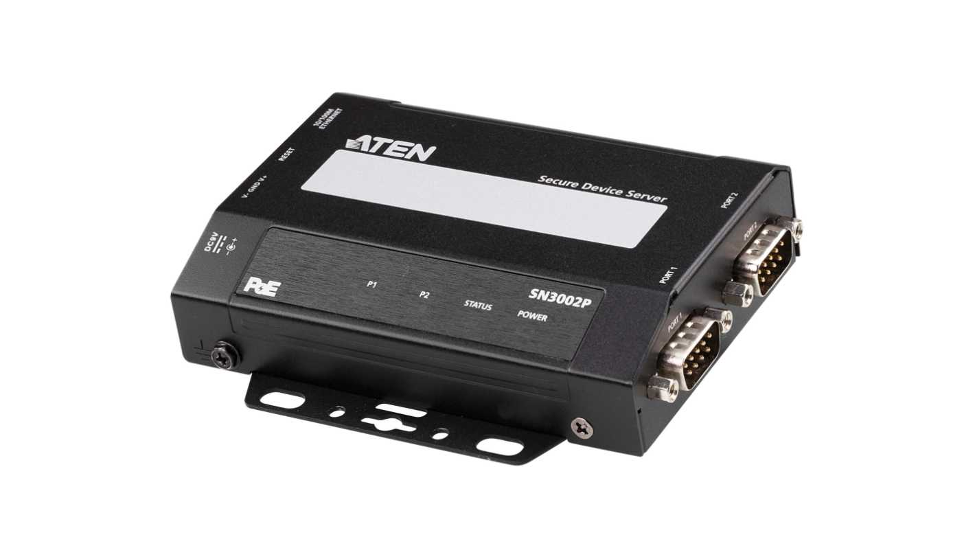 Aten 以太网 2口串口服务器 , SN3000系列