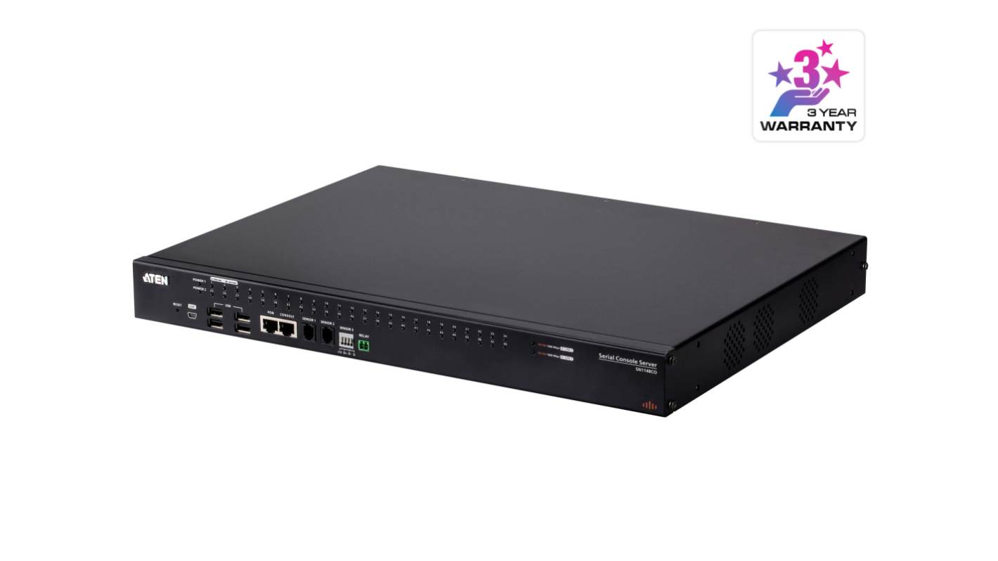 Server per dispositivo seriale Aten, 2 porte Ethernet, 38 porte seriali, ExpressCard, 0.3 → 230.4KBPS max