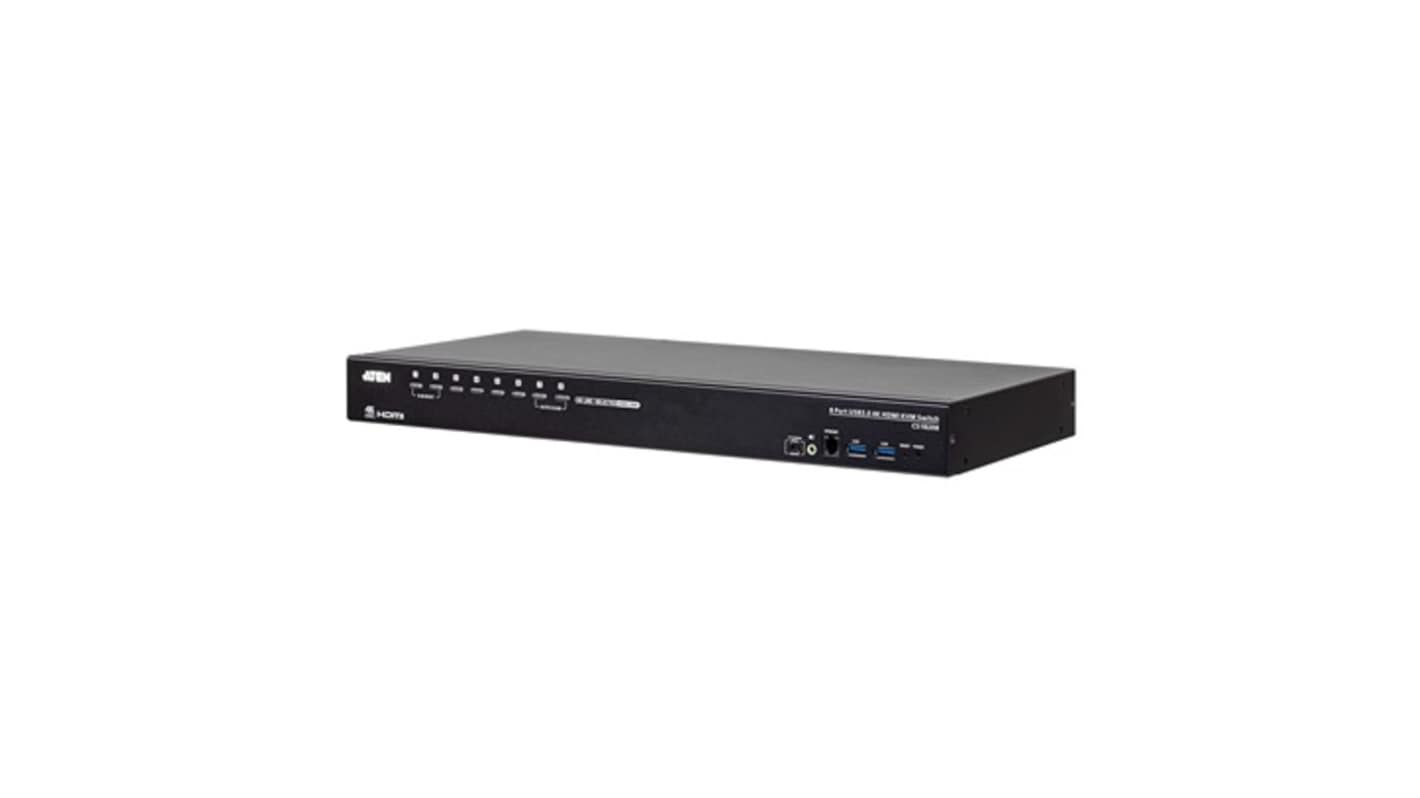 Aten 8 Port USB HDMI KVM Switch, 4096 x 2160 Maximum Resolution