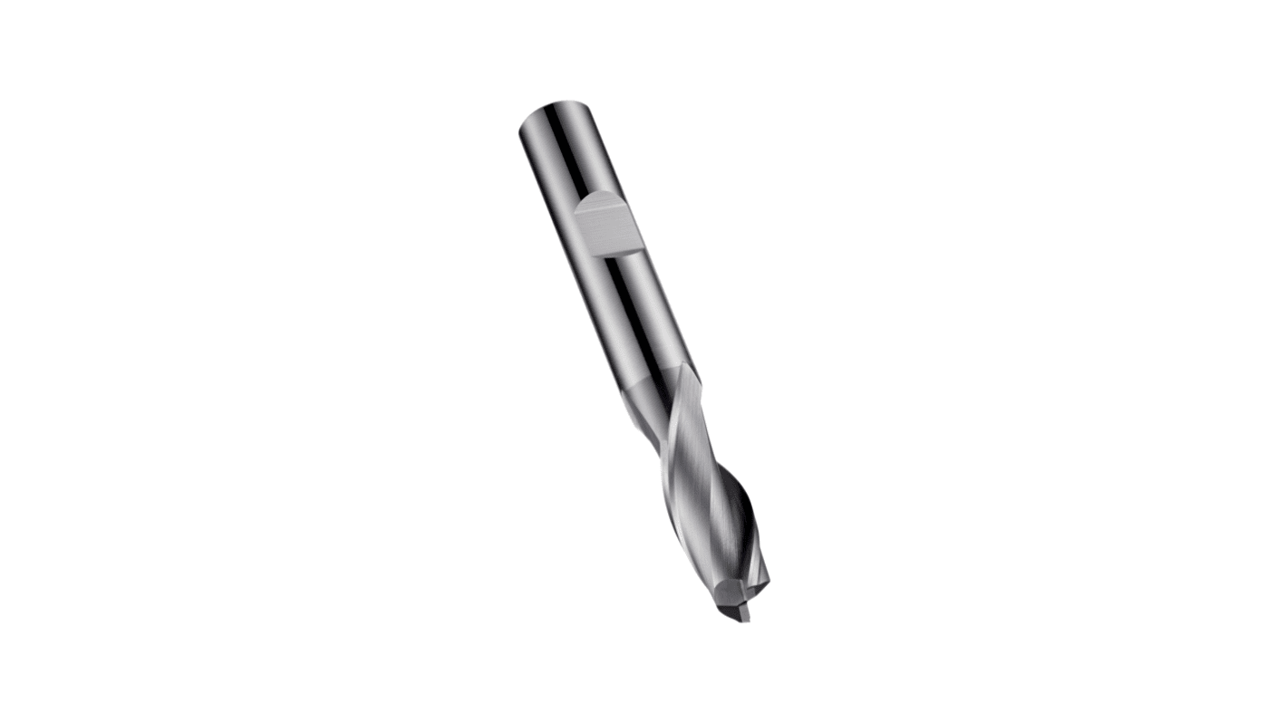 Dormer End Mill, 7mm Cutter, Solid Carbide, 8 mm Shank, 19mm Cut Length
