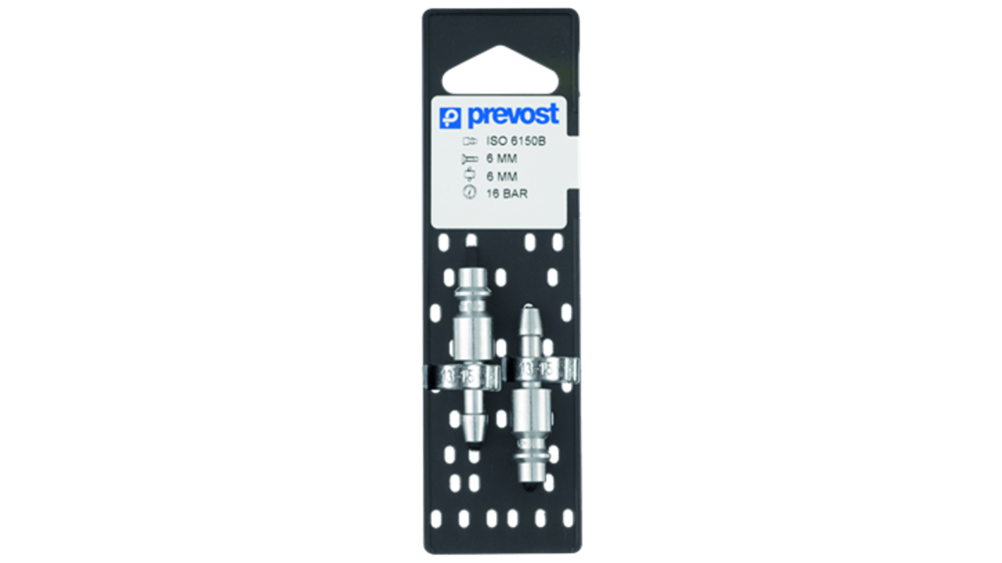 PREVOST Pneumatic Quick Connect Coupling, 13mm Tube